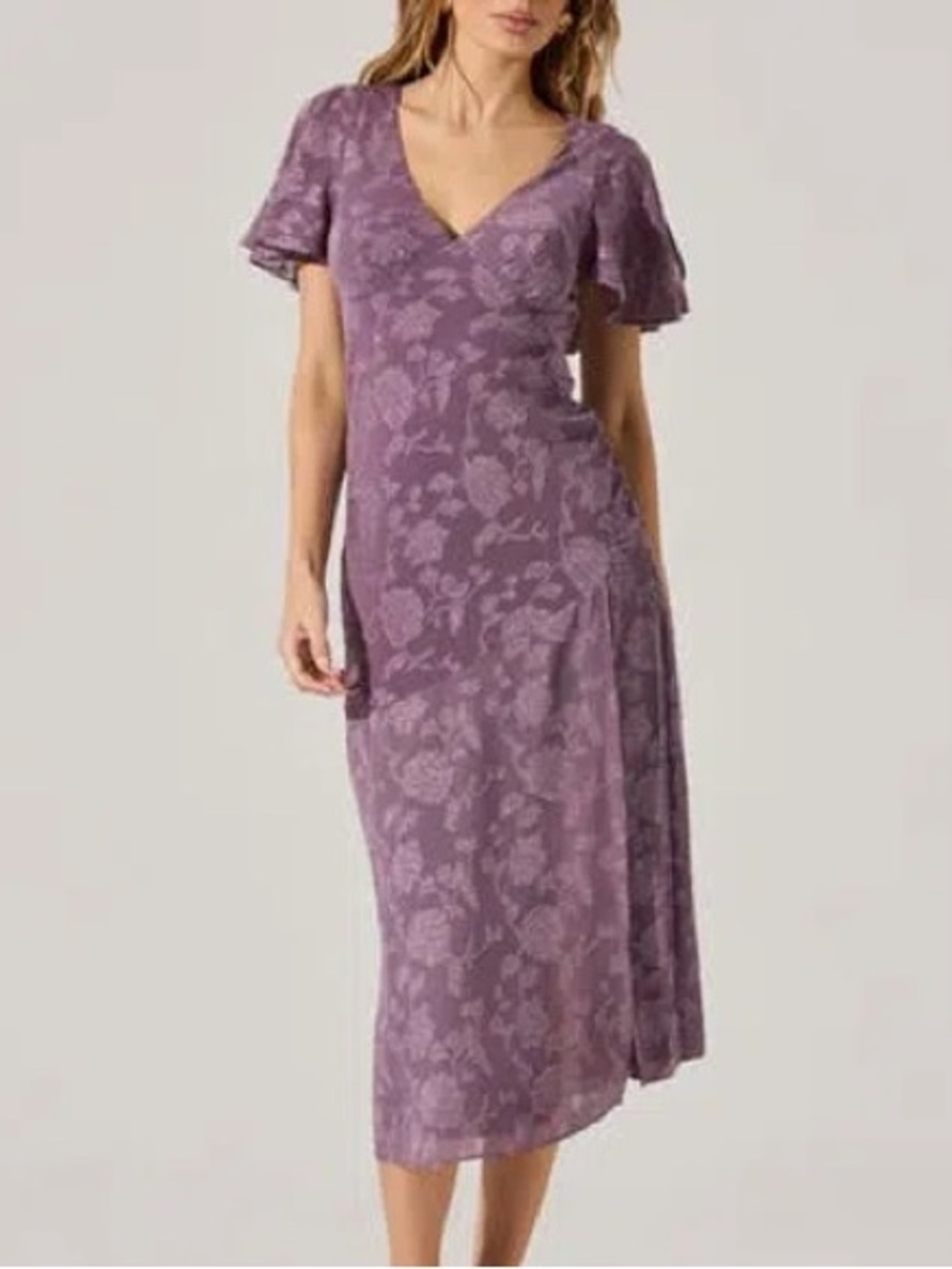 Floral flutter dress